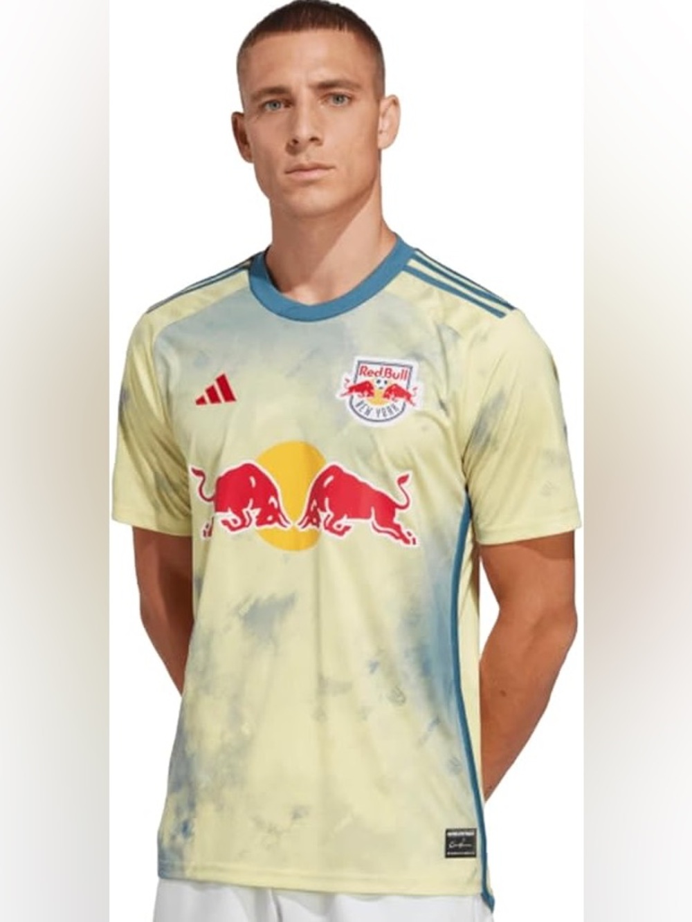 adidas Men's Soccer New York Red Bulls 23/24 Home Jersey - Daniel Patrick